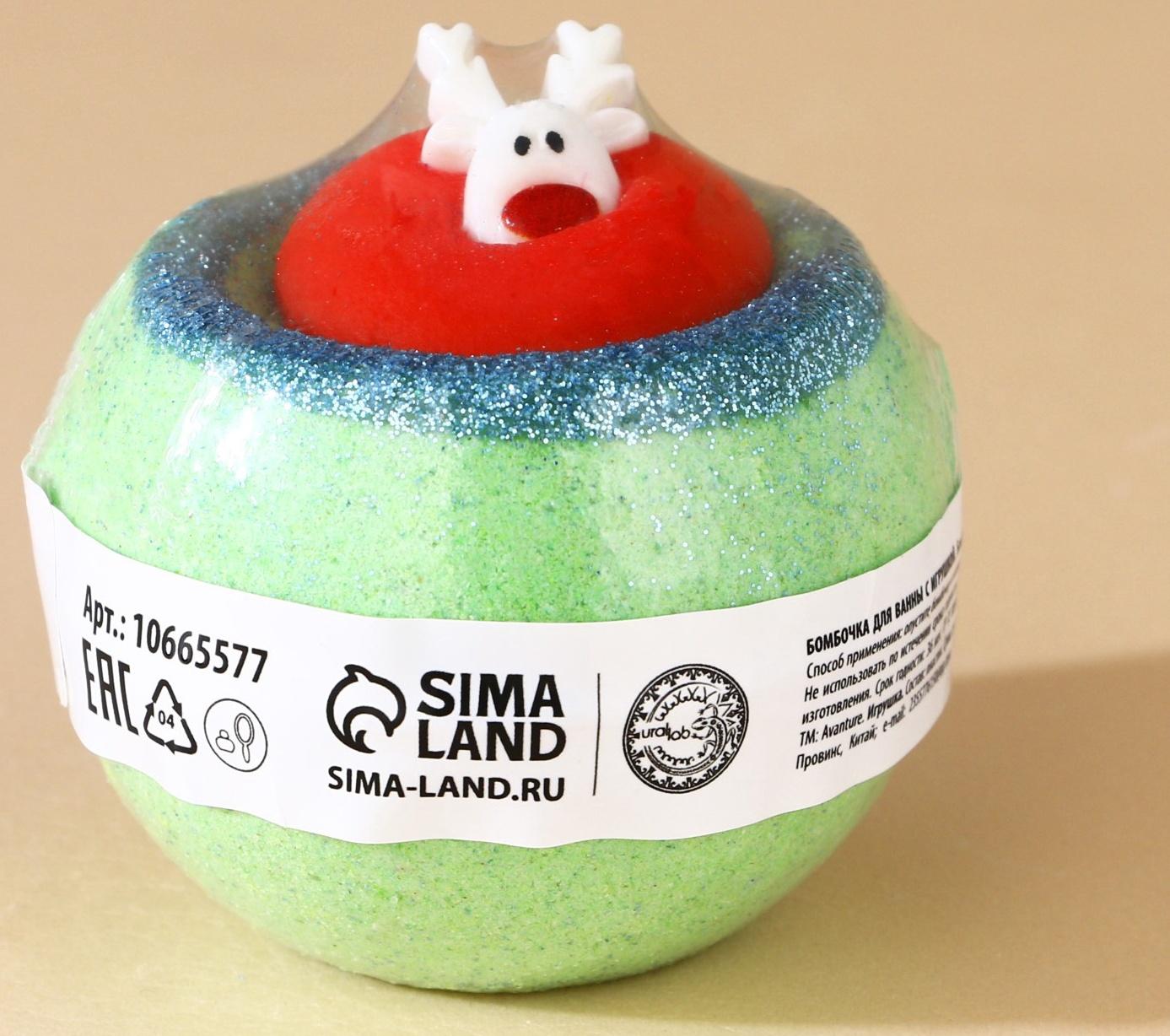 Бомбочка с игрушкой URAL LAB, 140 г, МИКС