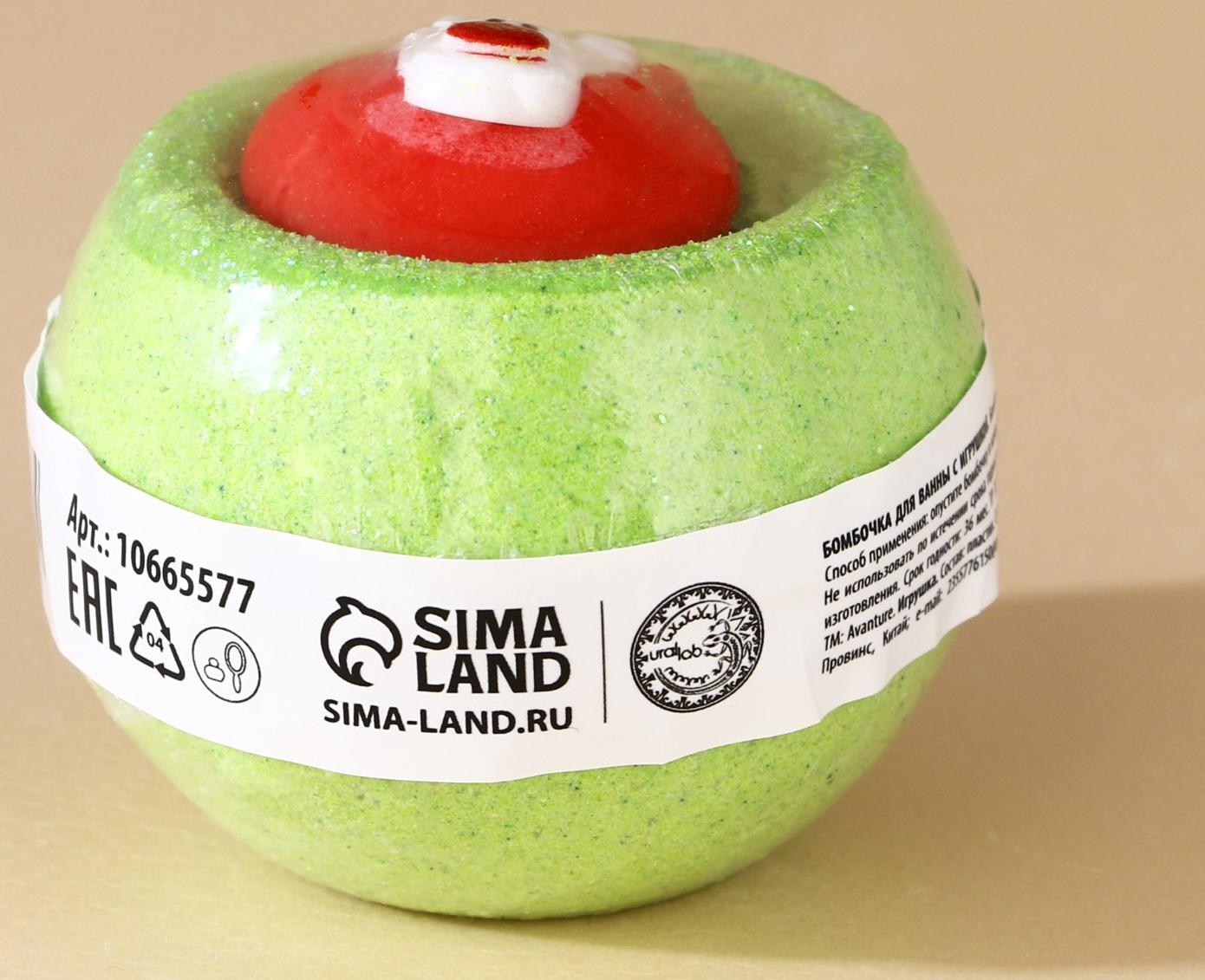 Бомбочка с игрушкой URAL LAB, 140 г, МИКС