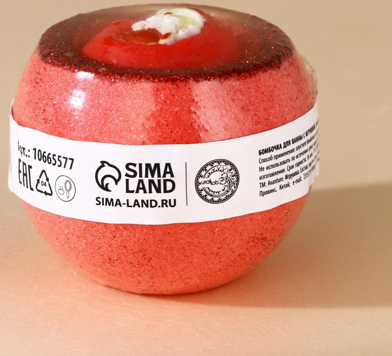 Бомбочка с игрушкой URAL LAB, 140 г, МИКС