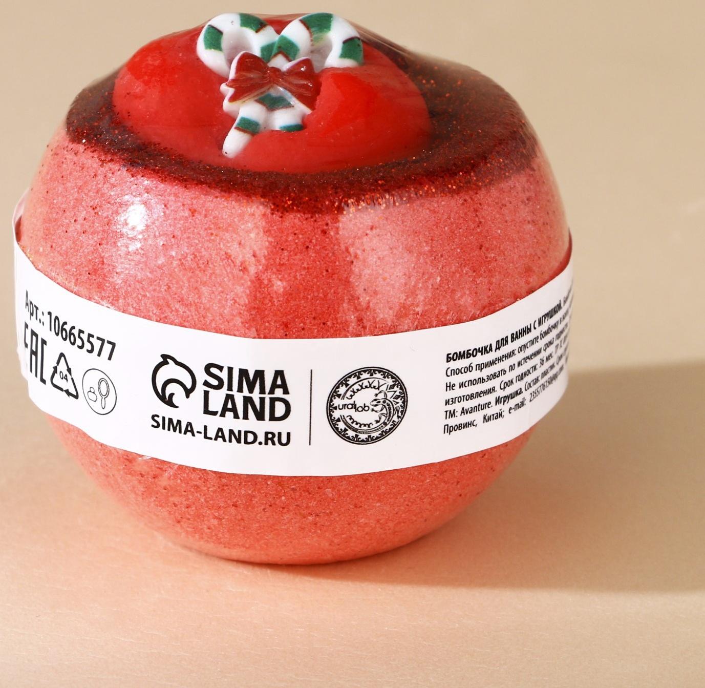 Бомбочка с игрушкой URAL LAB, 140 г, МИКС