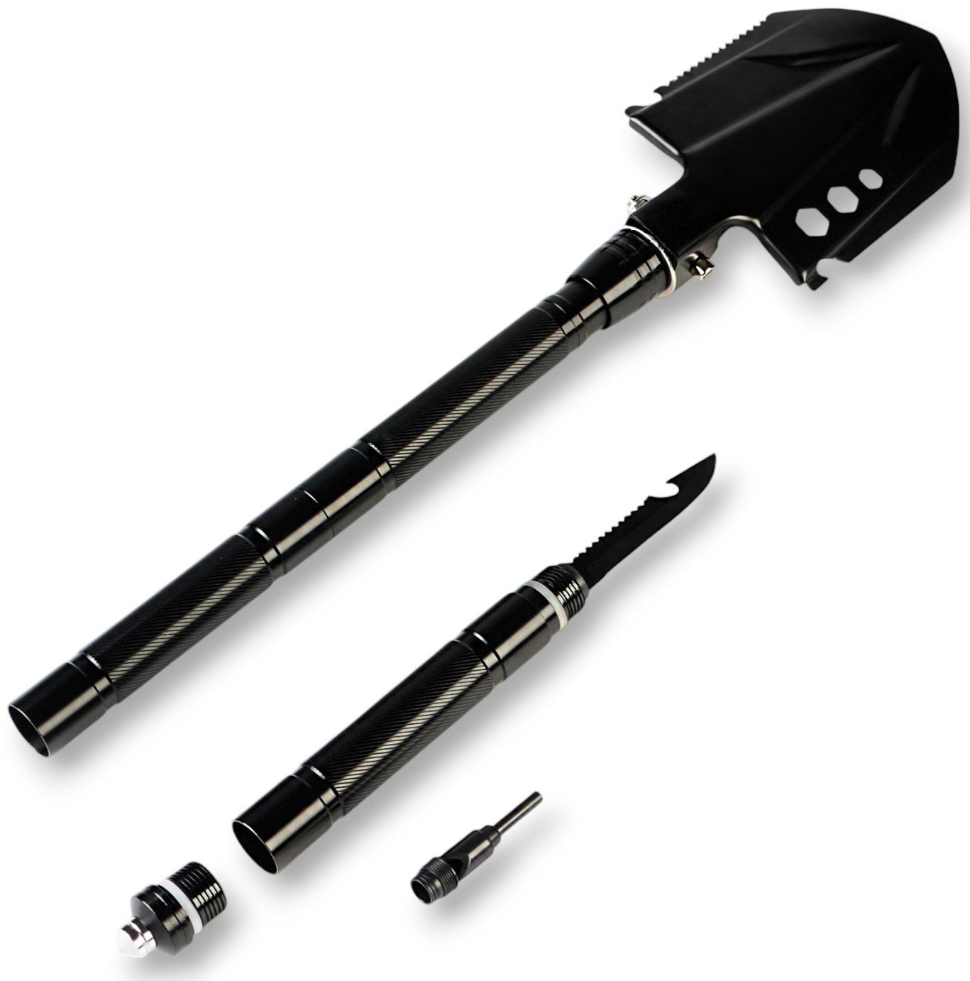 Лопата многофункциональная 9в1 в чехле, 67 см, черная