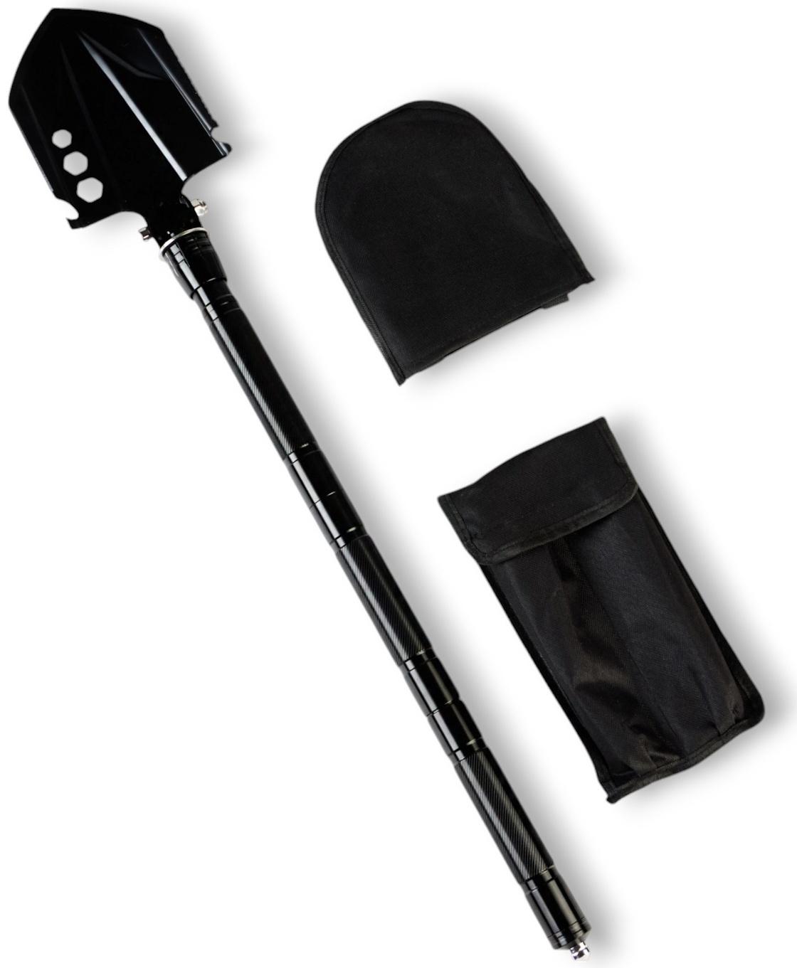 Лопата многофункциональная 9в1 в чехле, 67 см, черная