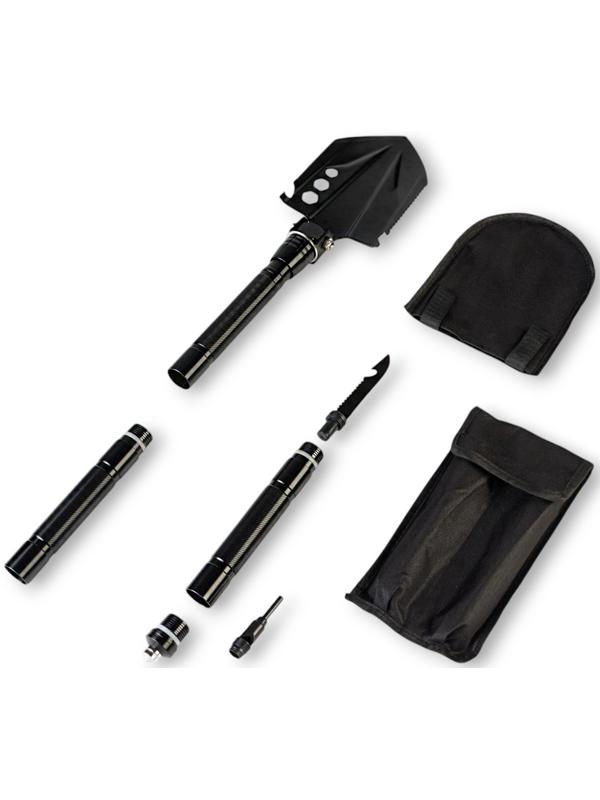 Лопата многофункциональная 9в1 в чехле, 67 см, черная