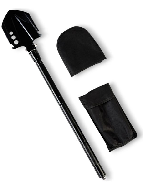 Лопата многофункциональная 9в1 в чехле, 67 см, черная