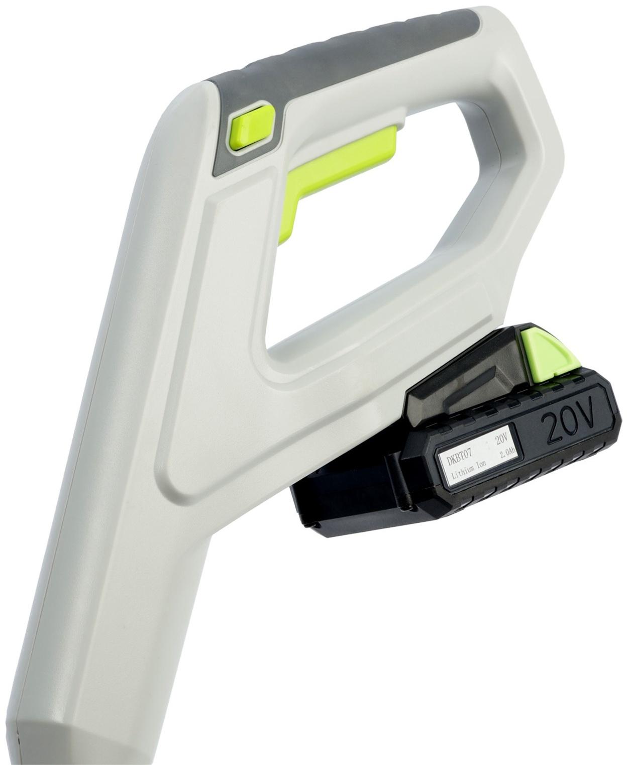 Снегоуборщик аккумуляторный ТУНДРА, 20 В, 2 Ач, ширина/высота 25/16 см, выброс 6 м