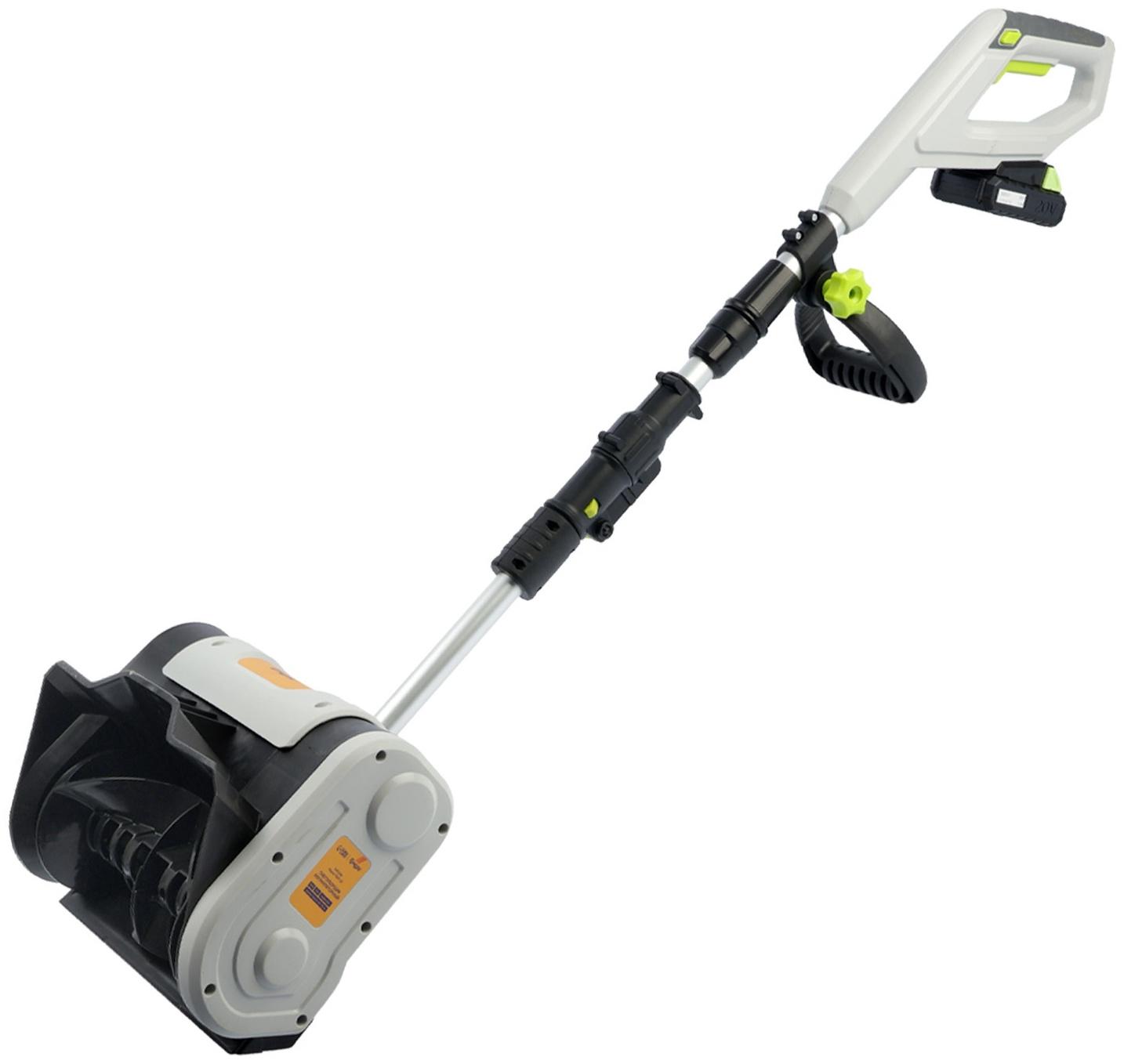 Снегоуборщик аккумуляторный ТУНДРА, 20 В, 2 Ач, ширина/высота 25/16 см, выброс 6 м