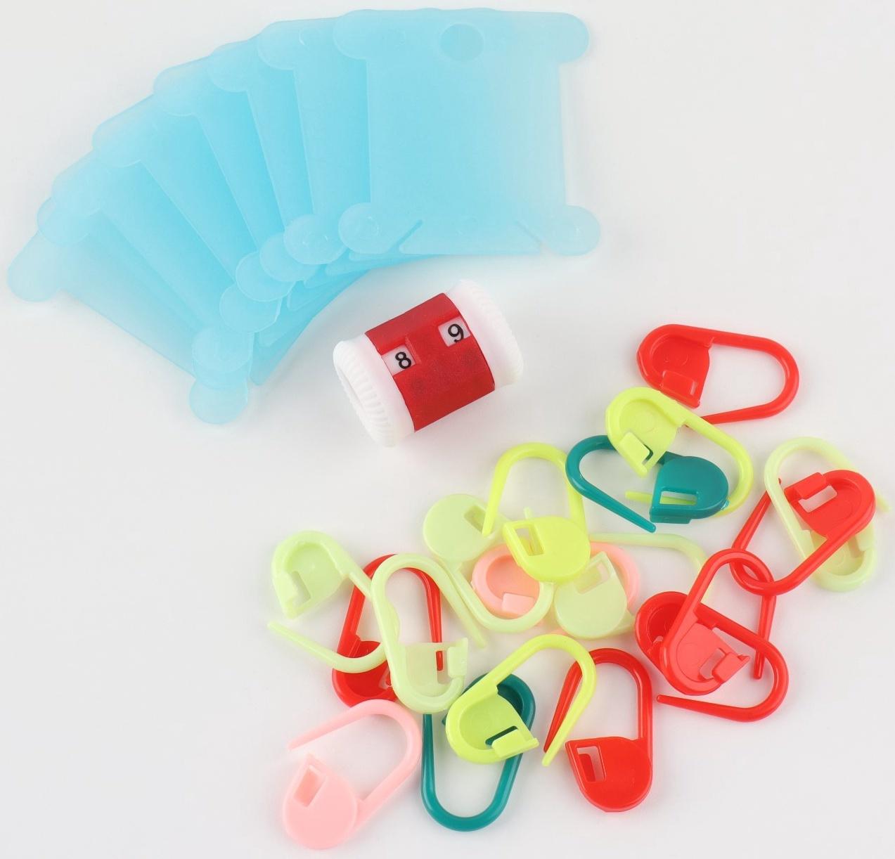 Набор для вязания, 31 предмет, разноцветный