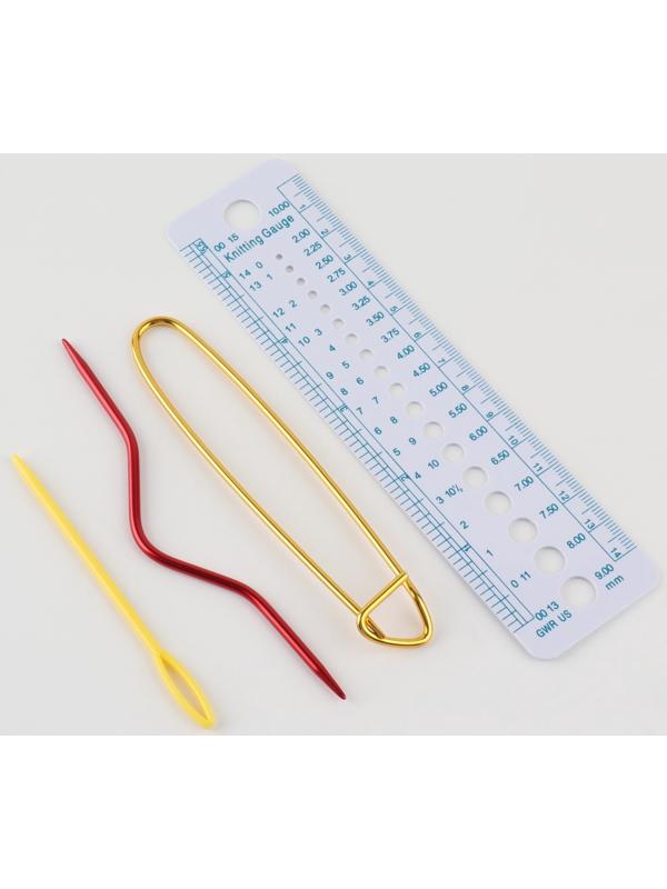 Набор для вязания, 31 предмет, разноцветный