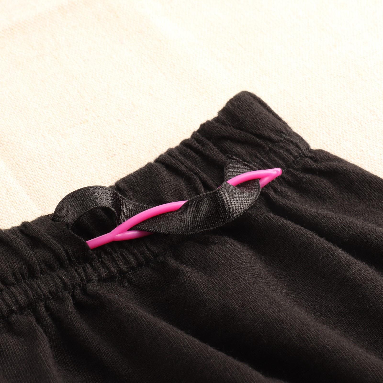 Спица гибкая для продевания резинки / тесьмы / шнура, 58 см, розовая