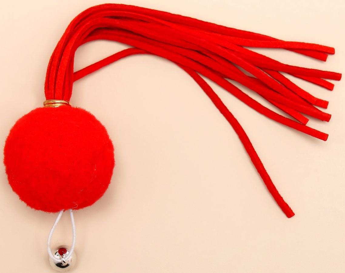 Новогодний набор игрушек для кошек с дразнилкой