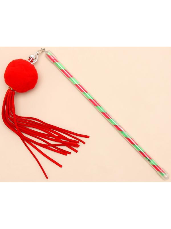 Новогодний набор игрушек для кошек с дразнилкой