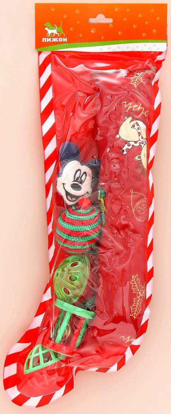 Новогодний набор игрушек для кошек