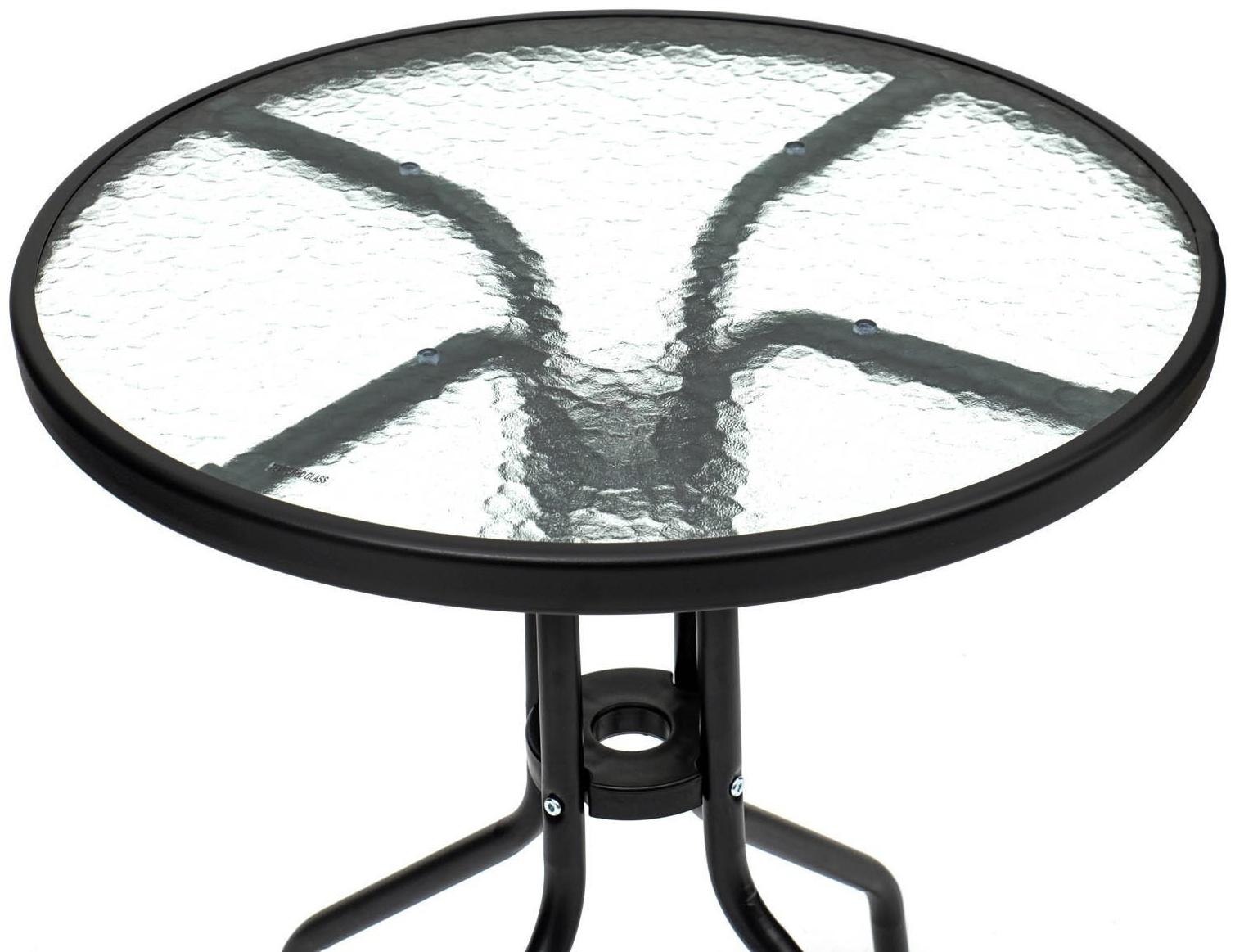 Набор садовой мебели Бора: 2 кресла + стол, антрацит