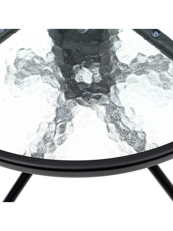 Набор садовой мебели Бора: 2 кресла + стол, антрацит