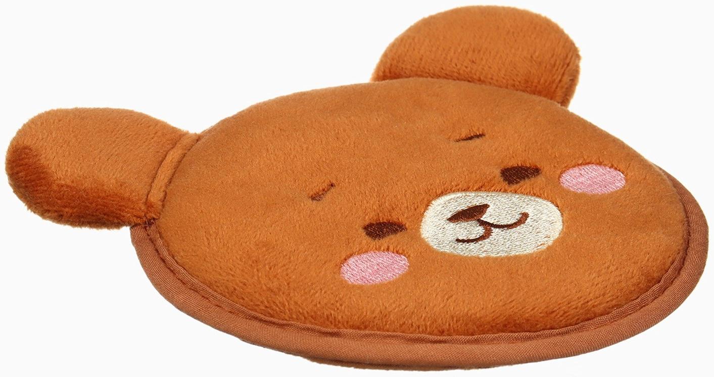 Мочалка детская «Мишка» 11х10 см, Крошка Я