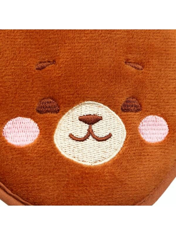 Мочалка детская «Мишка» 11х10 см, Крошка Я