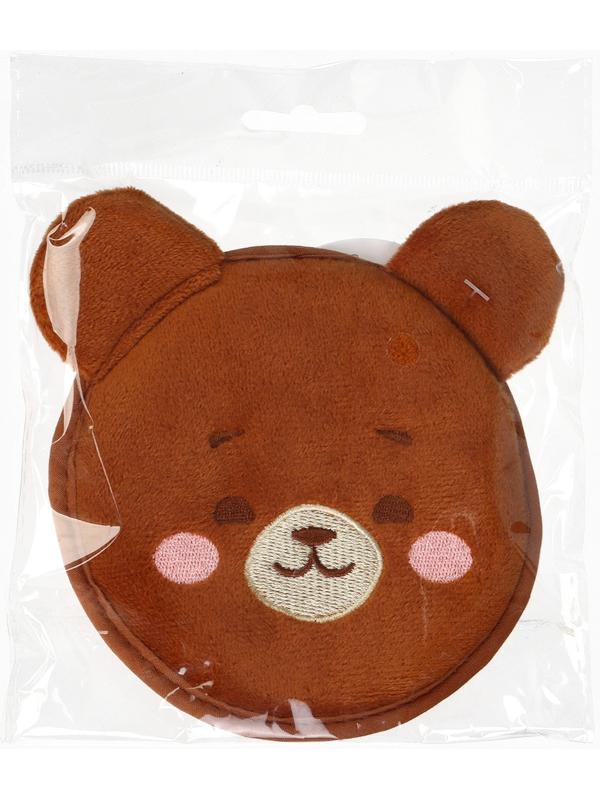 Мочалка детская «Мишка» 11х10 см, Крошка Я