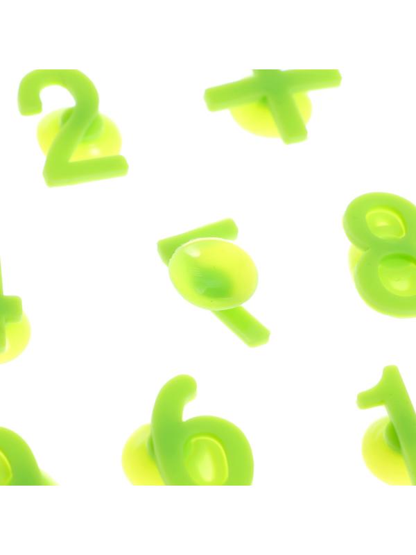 Развивающий набор «Цифры на присосках», 20 заданий, 5+