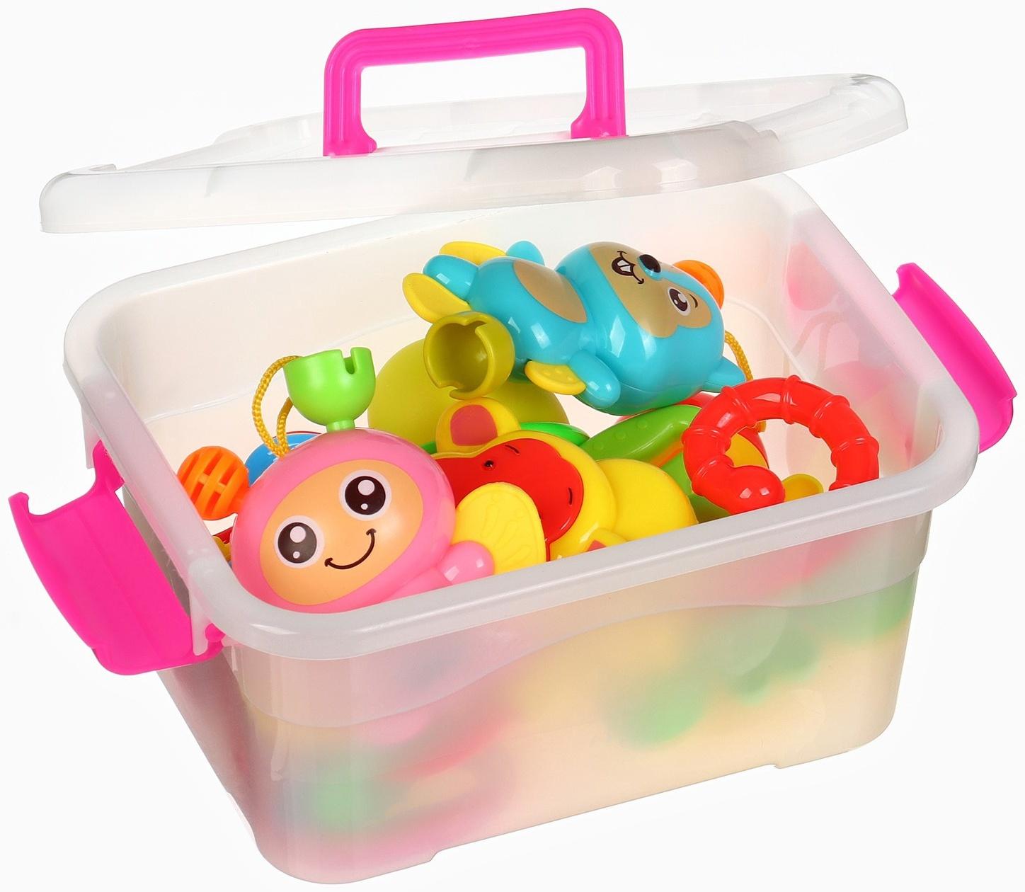 Набор погремушек в контейнере Крошка Я, 8 шт
