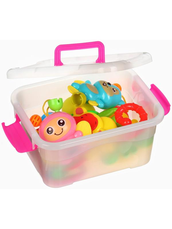 Набор погремушек в контейнере Крошка Я, 8 шт