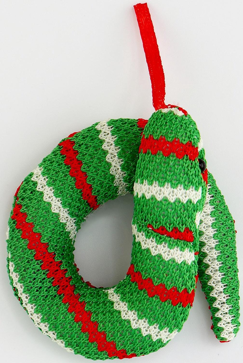 Мягкий магнит «Змея», 7 см, цвет МИКС