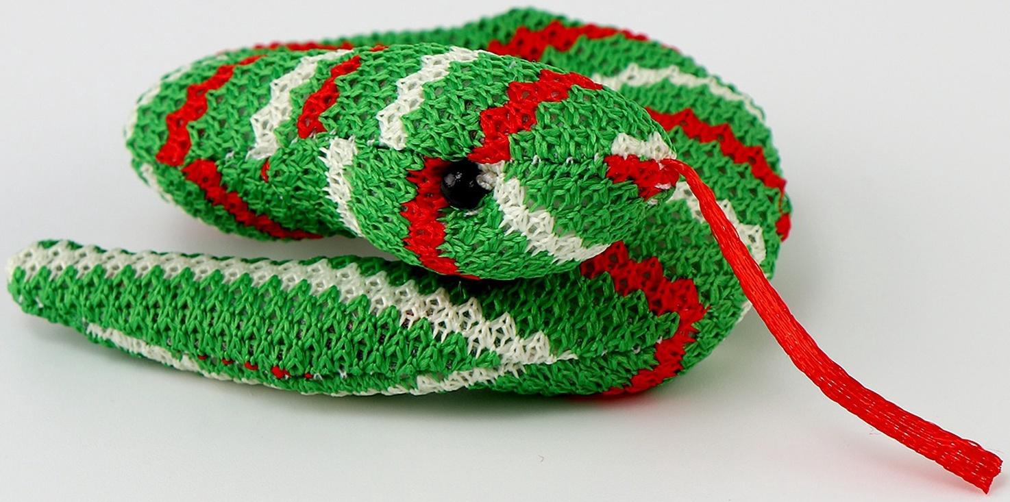 Мягкий магнит «Змея», 7 см, цвет МИКС