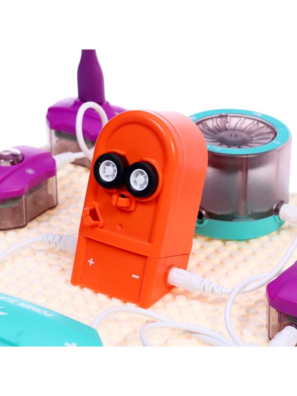 Электронный конструктор, 34 детали, 71 схема