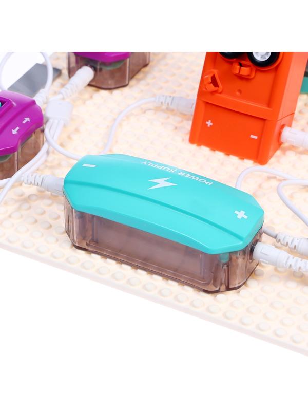 Электронный конструктор, 34 детали, 71 схема