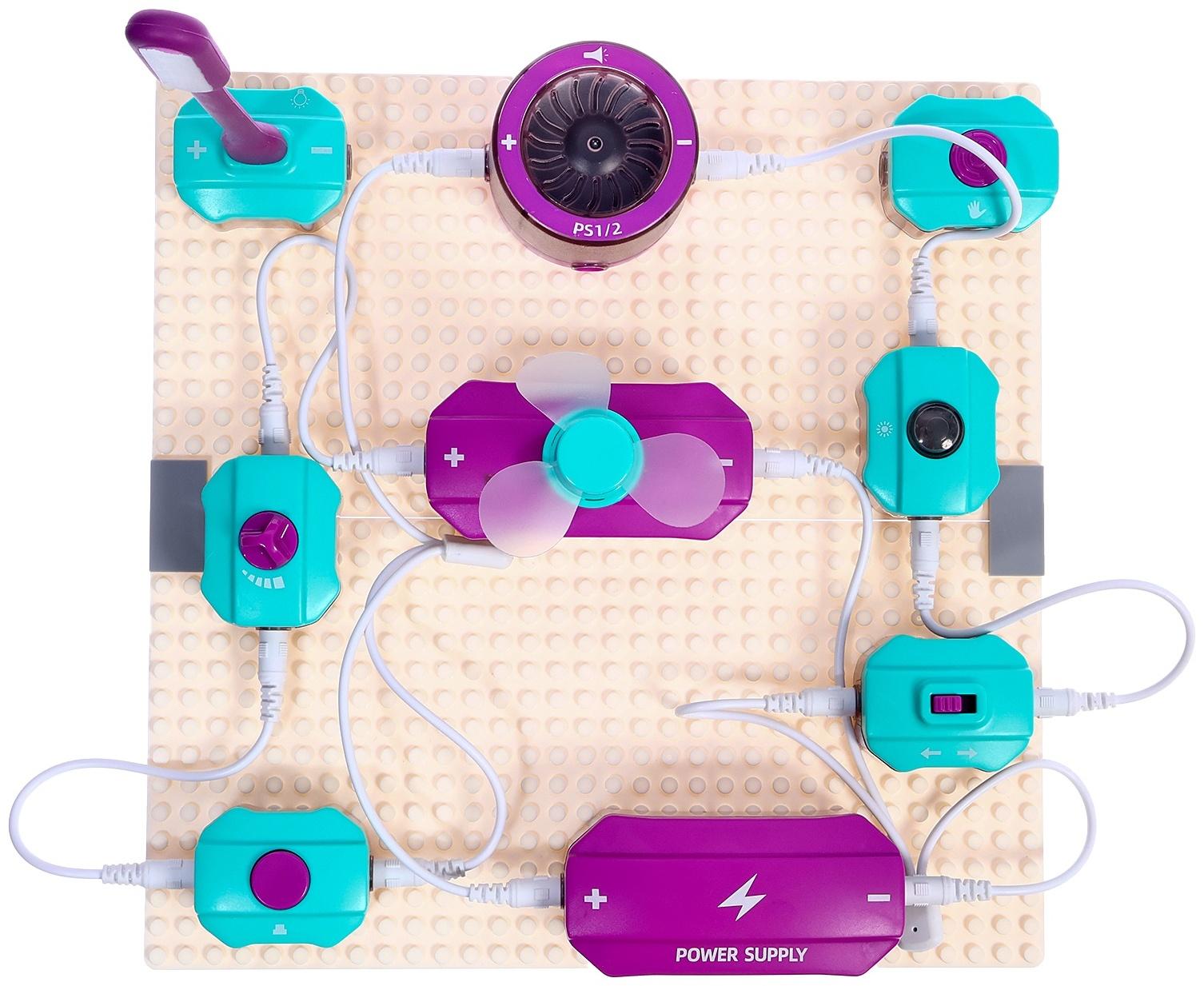 Электронный конструктор, 25 деталей, 48 схем