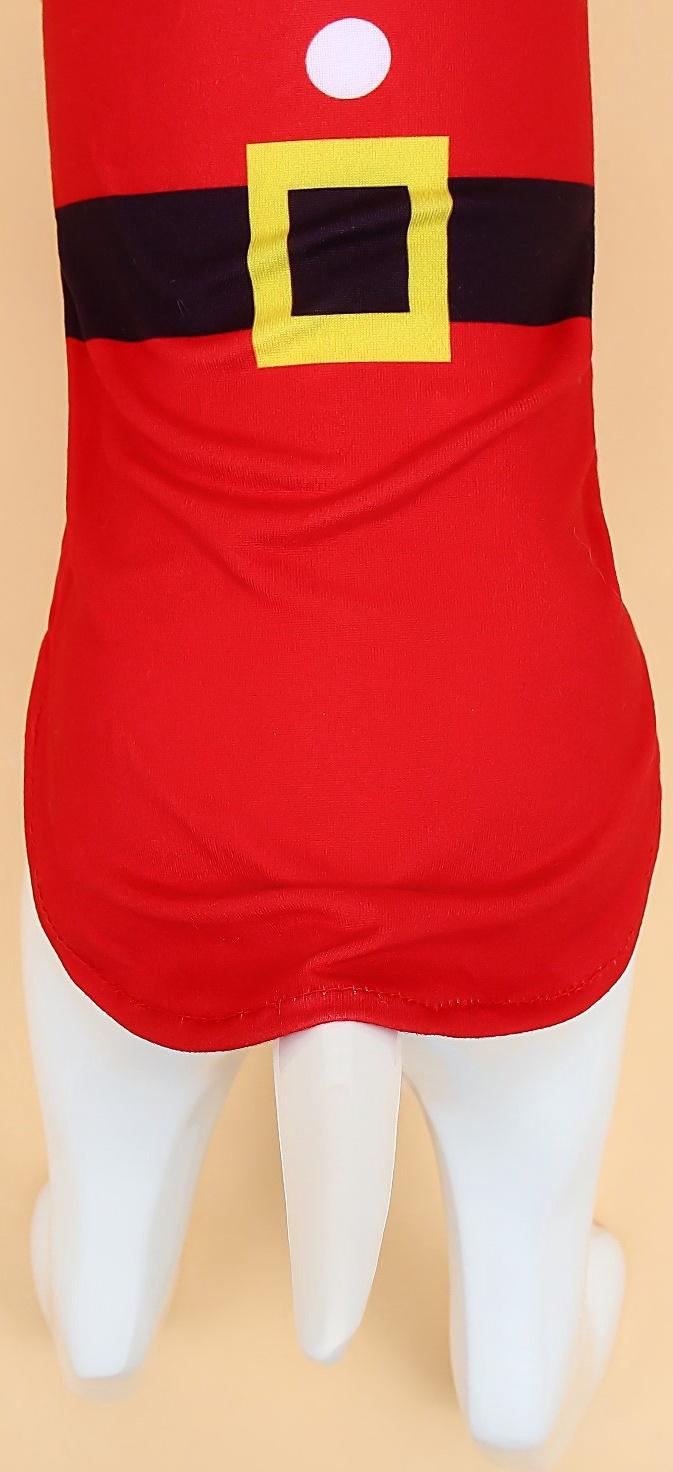 Толстовка для собак с колпаком Santa, размер L (ДС 35, ОГ 45 см)