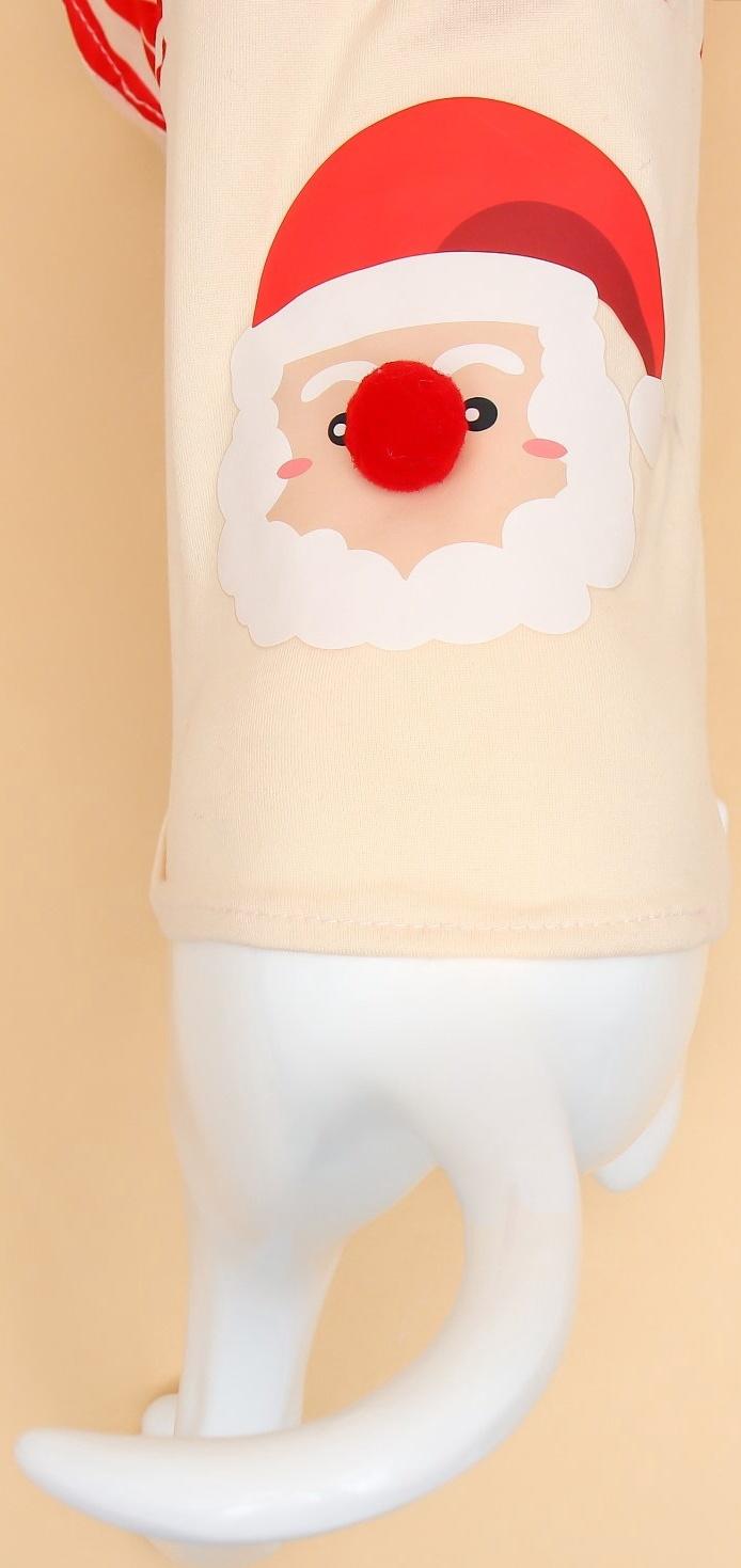 Футболка для животных Santa, размер L (ДС 35, ОГ 45 см)