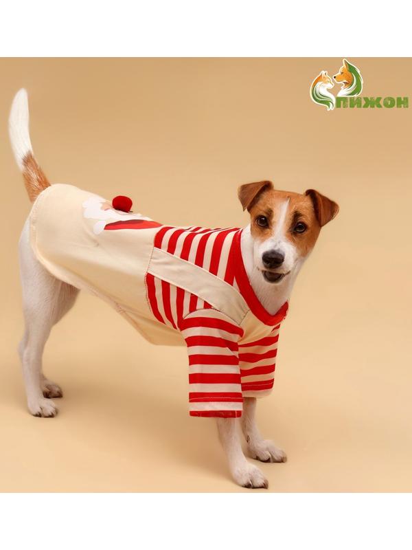 Футболка для животных Santa, размер L (ДС 35, ОГ 45 см)