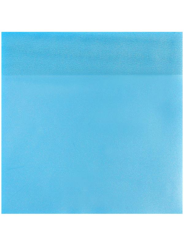 Блок с липким краем 76мм х 76мм 50л пластик прозрачный синий перламутр