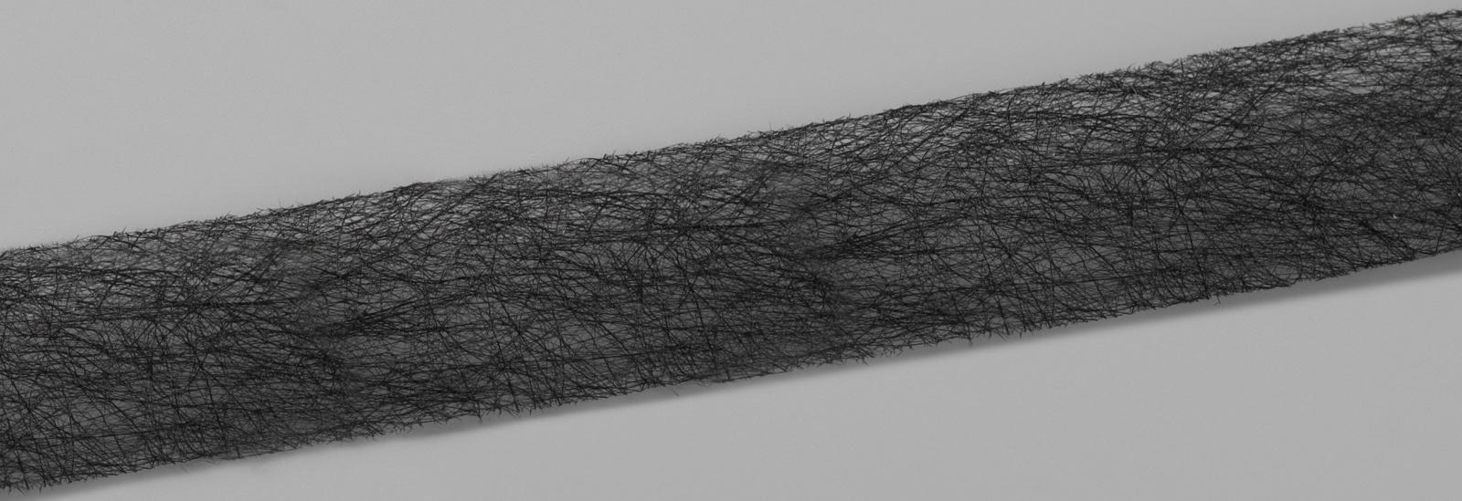 Набор паутинки клеевой, 15 мм, 3 м, 4 шт, цвет чёрный/белый