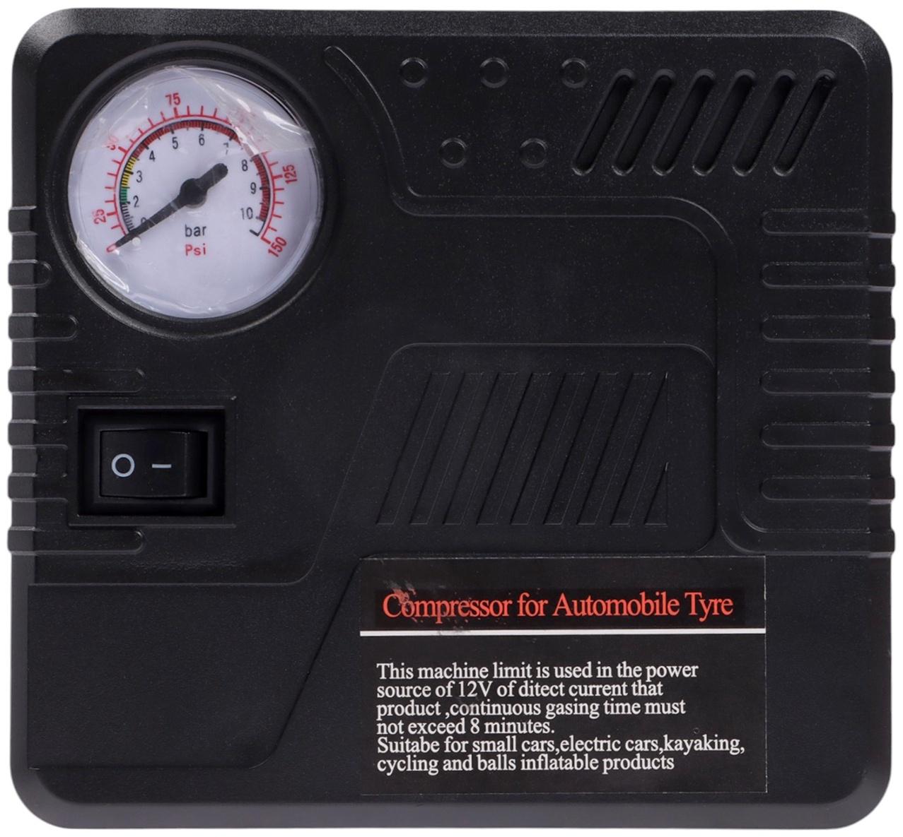 Пуско-зарядное устройство 5400 мАч, 3 LED, 2USB, DC 12V, компрессор