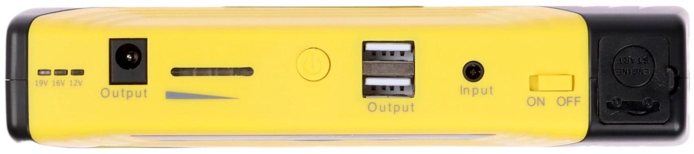 Пуско-зарядное устройство 5400 мАч, 3 LED, 2USB, DC 12V, компрессор