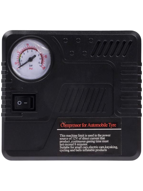 Пуско-зарядное устройство 5400 мАч, 3 LED, 2USB, DC 12V, компрессор