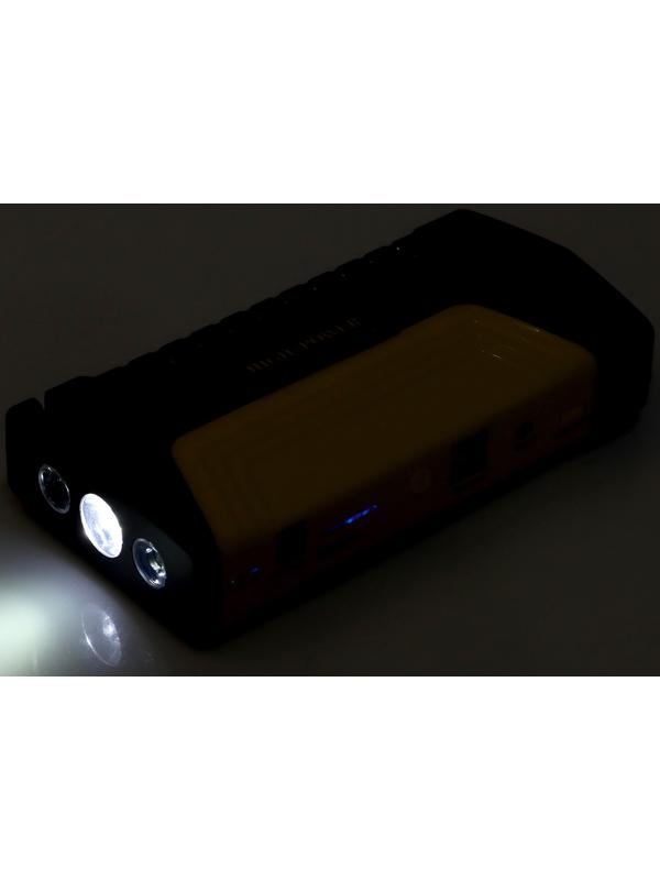 Пуско-зарядное устройство 5400 мАч, 3 LED, 2USB, DC 12V, компрессор