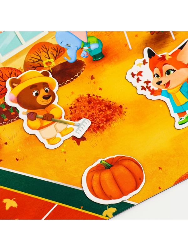 Настольная магнитная игра для малышей «Времена года», 28 х 20 см