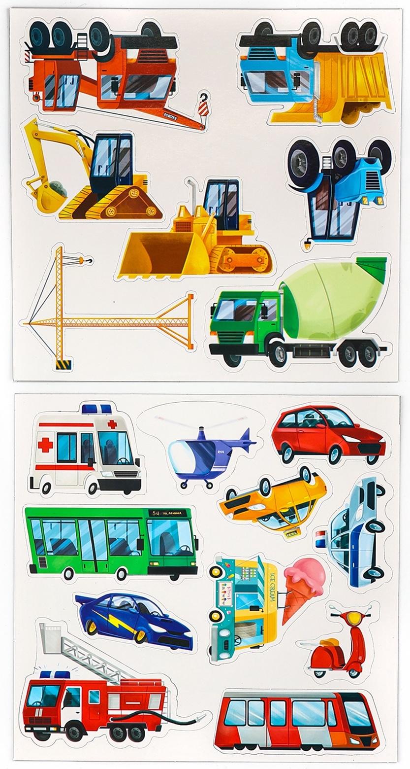 Настольная магнитная игра для малышей «‎Машинки», 28 х 20 см