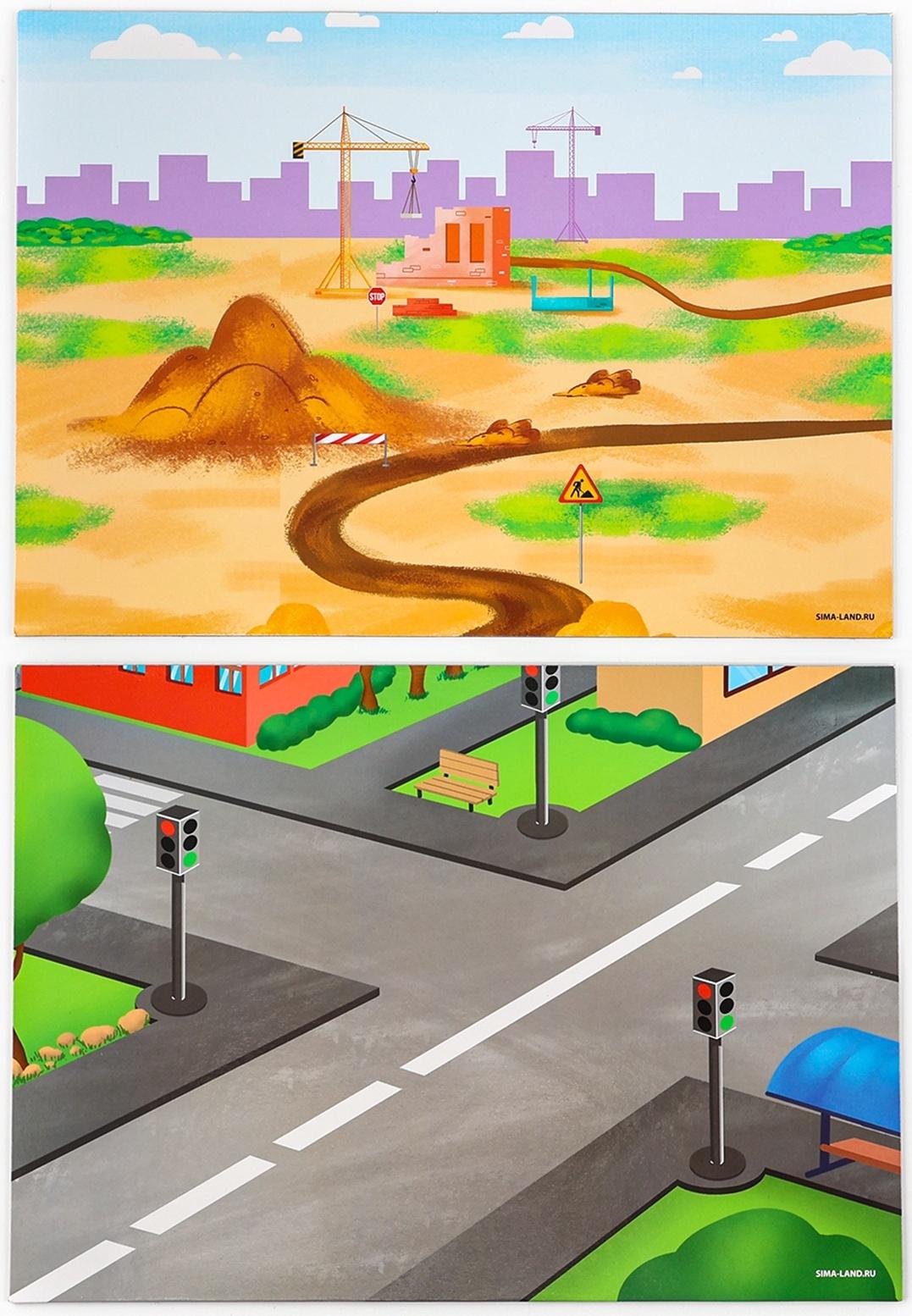 Настольная магнитная игра для малышей «‎Машинки», 28 х 20 см