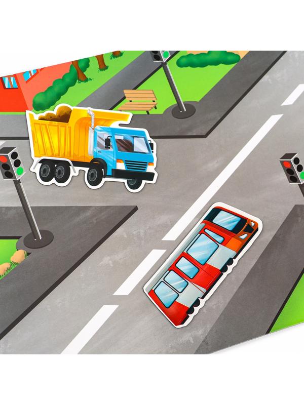 Настольная магнитная игра для малышей «‎Машинки», 28 х 20 см
