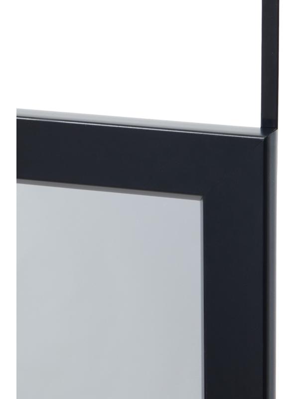 Зеркало Клик Мебель, дверное, подвесное, 400 х 1100 мм, черное