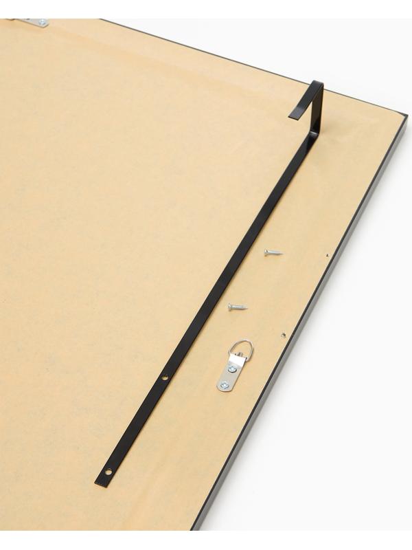 Зеркало Клик Мебель, дверное, подвесное, 400 х 1100 мм, черное