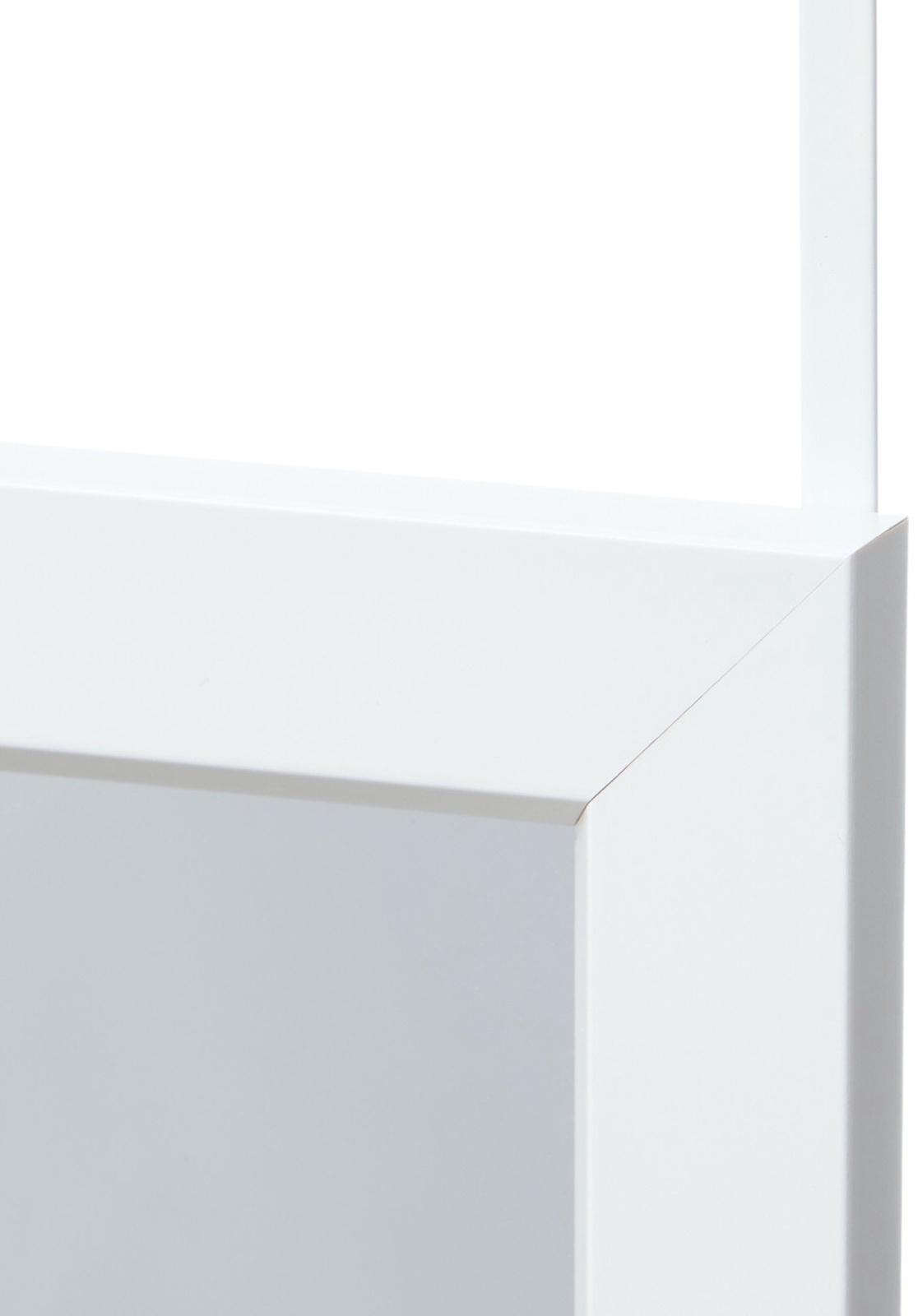 Зеркало Клик Мебель, дверное, подвесное, 400 х 1100 мм, белое