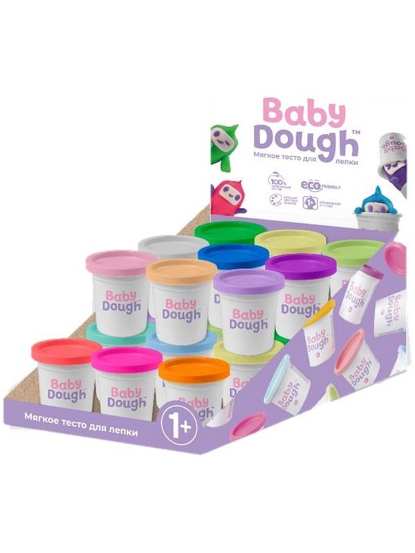 Тесто для лепки «Baby Dough», 24 цвета в шоу-бокс