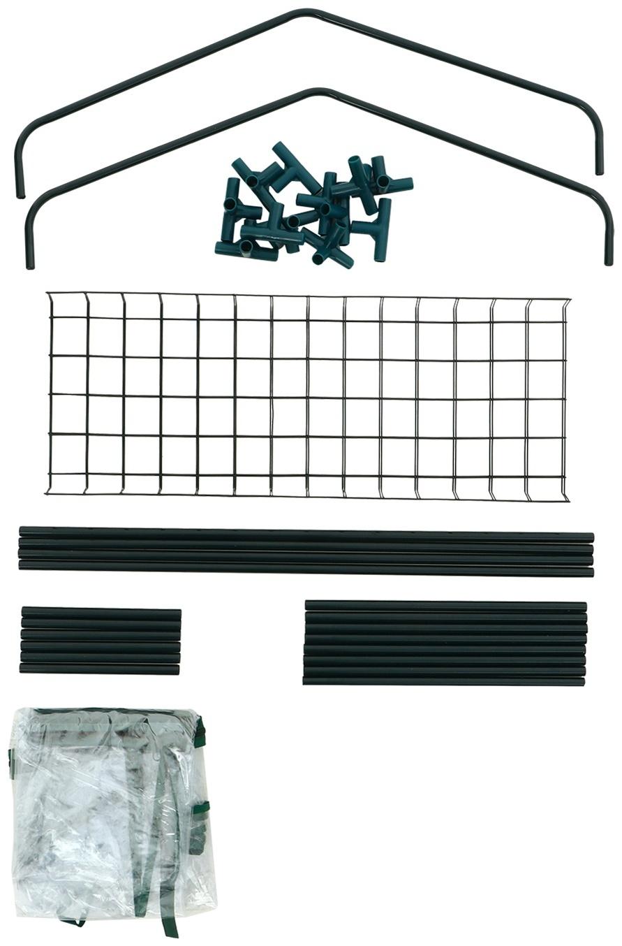 Парник-стеллаж, 2 полки, 93×22×69 см, металлический каркас d=12 мм, чехол плёнка 80 мкм, Greengo