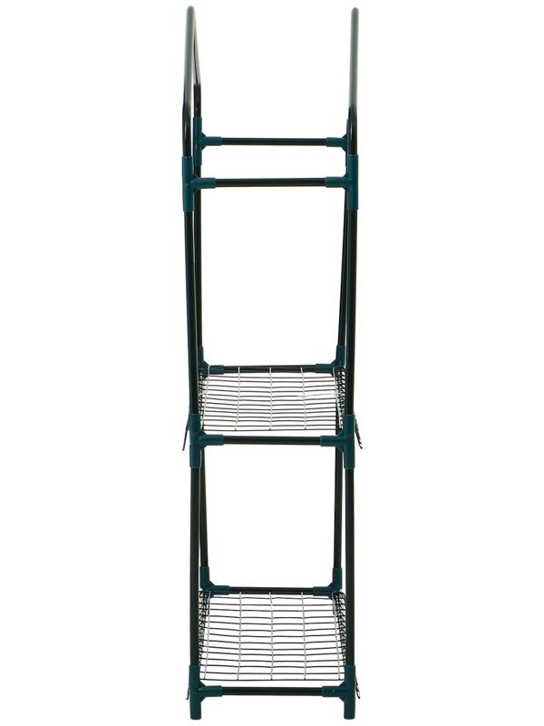 Парник-стеллаж, 2 полки, 93×22×69 см, металлический каркас d=12 мм, чехол плёнка 80 мкм, Greengo