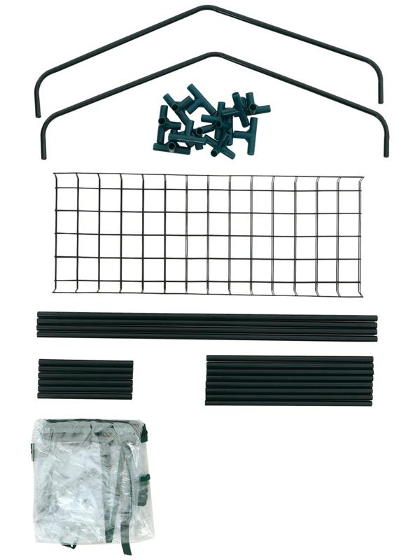Парник-стеллаж, 2 полки, 93×22×69 см, металлический каркас d=12 мм, чехол плёнка 80 мкм, Greengo