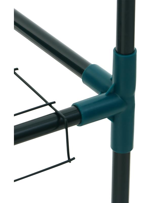 Парник-стеллаж, 3 полки, 110×22×65 см, металлический каркас d=12 мм, чехол плёнка 80 мкм, Greengo